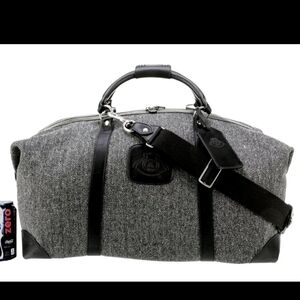 Ghurka Mint 97 Cavalier llGray and Black Duffel Bag